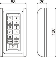 RFID-считыватель Matrix-IV (мод. E HT Metal Keys)