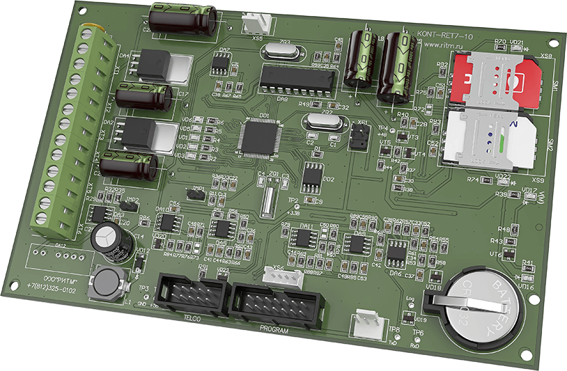 Панель контрольная "Контакт GSM-5-RT1"